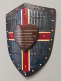 Custom Shield of Faith Wall Hanging