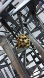 Cubed - Welded Nail & Brass Sculpture