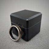 DPCustoms Magnetic Ultra Mini Pocket-Sized Cube Engagement Ring Box w/ Beveled Edges (Black Anodized)