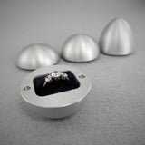DPCustoms Engagement Ring Orb - Solid Metal Magnetic Sphere Proposal Box