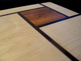 Pinwheel Walnut and Maple Wood Cutting Board