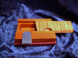 Jatoba and Figured Maple Dovetail Box w/ Aluminum Lock