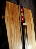 One of a Kind Spalted Maple and Ziricote Wall Art ***SOLD***