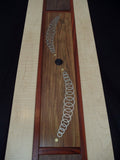 Chained- Wall Art in Exotic Wood and Metal