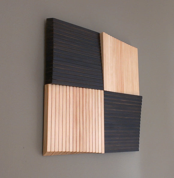 Square Pinwheel 3D Wood Wall Art